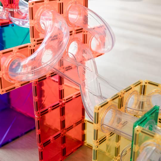 Connetix® Rainbow Magnetic Tiles Ball Run Expansion Kit